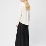 Classic Silk Blouse Winter Cream