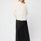 Classic Silk Blouse Winter Cream