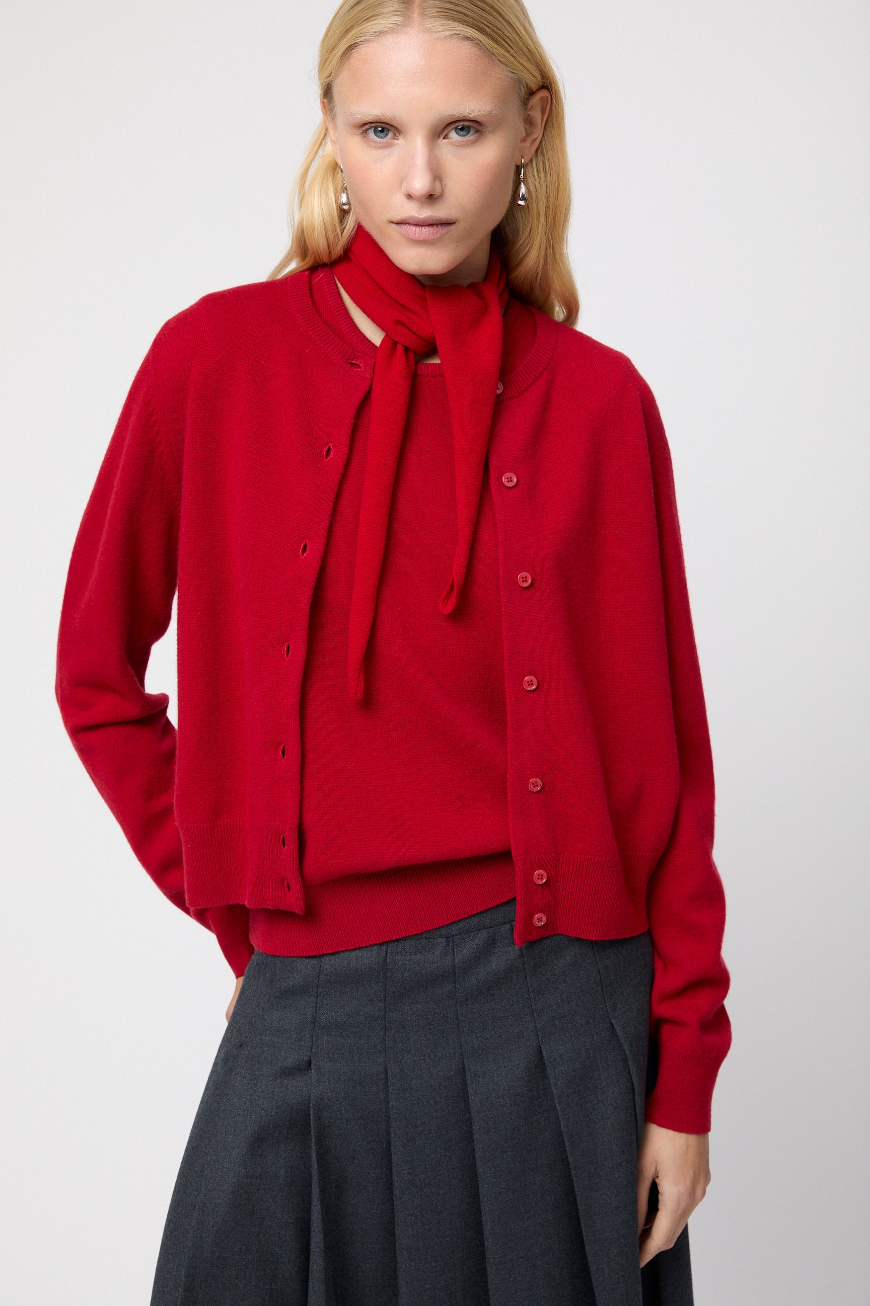 Montmartre Scarf Crimson