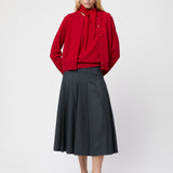 Classic Wool Tank Crimson