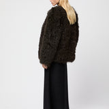 Como Shearling Jacket Chocolate