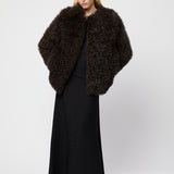 Como Shearling Jacket Chocolate
