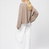 Crewneck Lounge Sweater Gray Melange