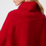 Issa Turtleneck Sweater Crimson