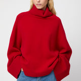 Issa Turtleneck Sweater Crimson