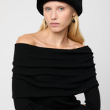 Oslo Shearling Hat Jet Black