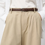 Classic Leather Belt Chocolate Brown