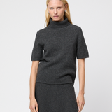 Relaxed Turtleneck Tee Graphite