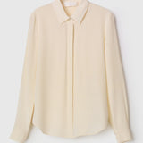 Classic Silk Blouse Winter Cream