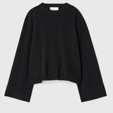 Crewneck Lounge Sweater Jet Black