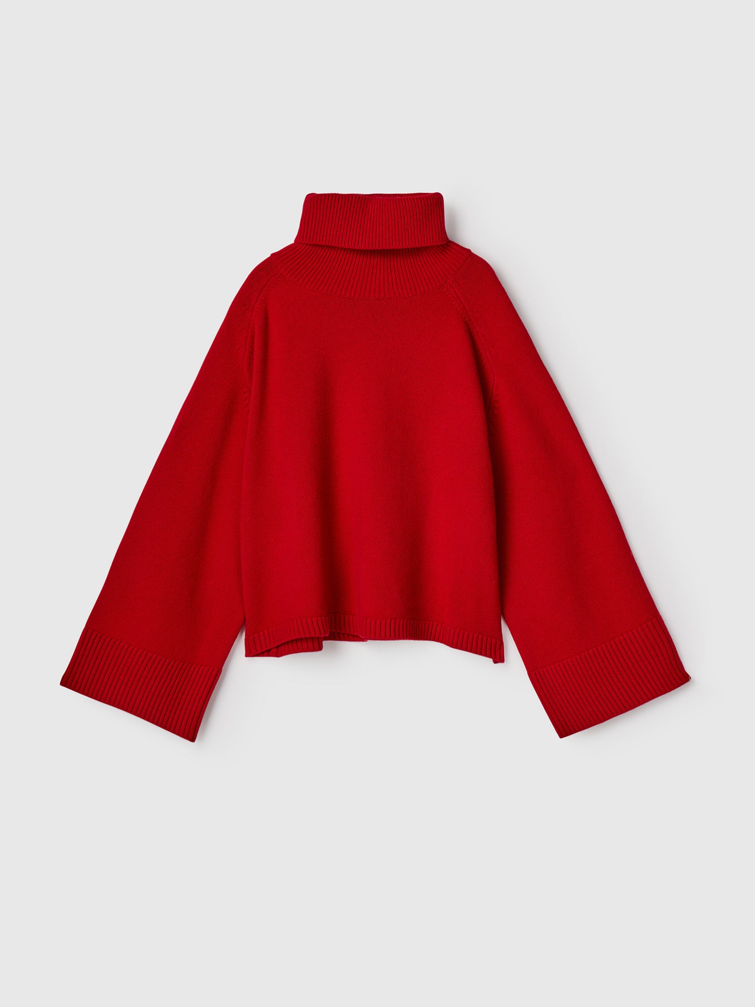 Issa Turtleneck Sweater Crimson – Fall Winter Spring Summer