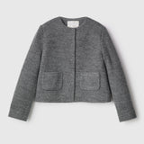 Monaco Boucle Jacket Gray Melange