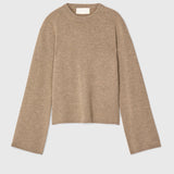Sabine Wool Long Sleeve Wheat