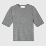 Sabine Wool Tee Gray Melange