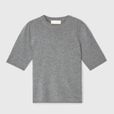 Sabine Wool Tee Gray Melange