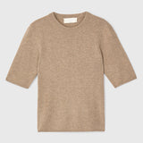 Sabine Wool Tee Wheat