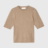 Sabine Wool Tee Wheat