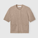 Toulouse Cardigan Tee Oatmeal