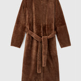 Bergamo Shearling Coat Dark Caramel