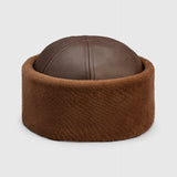 Oslo Shearling Hat Dark Caramel