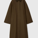Long Hunting Jacket Chocolate Brown