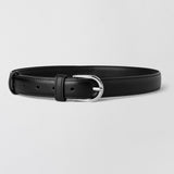 Classic Leather Belt Jet Black