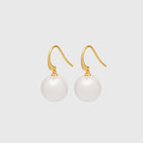 Amalfi Earrings 18k Gold Ivory Pearl