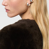 Chubby Hoops Sterling Silver