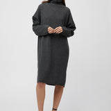 Central Park Turtleneck Dress Graphite