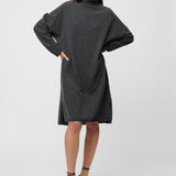 Central Park Turtleneck Dress Graphite