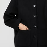 Adrift Double Shacket Jet Black