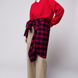 Classic V-Neck Sweater Macadamia