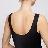 Bias Cut Slip Dress Jet Black