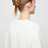Bayside V-Neck Sweater Cream
