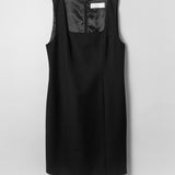 90s Shift Dress Anthracite Black