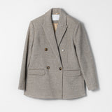 Blue Line Blazer Brown Houndstooth