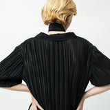 Hong Kong Garden Pleat Anthracite Black