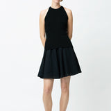Luna Broderie Anglaise Skirt Anthracite Black
