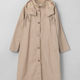 How Deep Cotton Parka Vintage Khaki