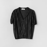Hong Kong Garden Pleat Anthracite Black