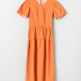 Late Nights Dress Burnt Orange