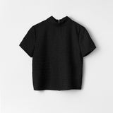 Ruth Textured Top Jet Black