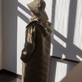 How Deep Cotton Parka Green Olive