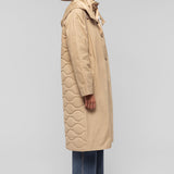 How Deep Cotton Parka Vintage Khaki