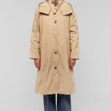 How Deep Cotton Parka Vintage Khaki