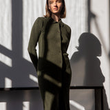 Yugen Dress Dark Olive