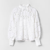 Broderie Anglaise Top Off White