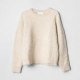 Mountain Oversized Furry Jumper Cream