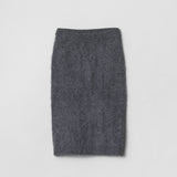Mulled Wine Furry Skirt Charcoal Gray