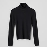 Jump Around Turtleneck Jet Black